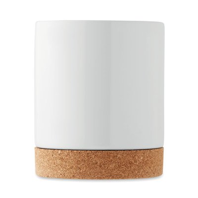 Taza Cerámica con Base de Corcho 280 ml