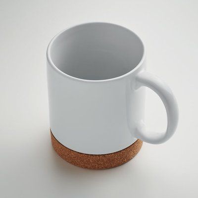 Taza Cerámica con base de Corcho