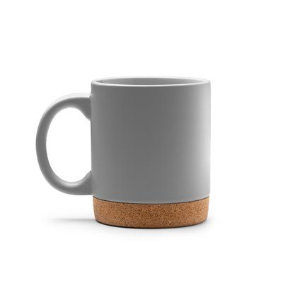Taza de cerámica con base extraíble Gris