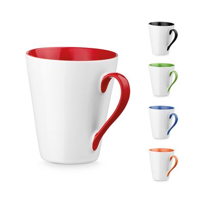 Taza Cerámica Bicolor 320mL Lavavajillas