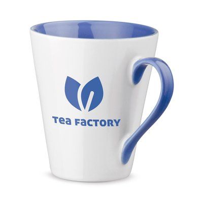 Taza Cerámica Bicolor 320mL Lavavajillas