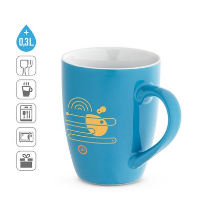 Taza de cerámica de Colores en caja