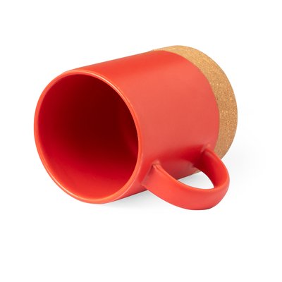 Taza Cerámica/Corcho 350ml Colores
