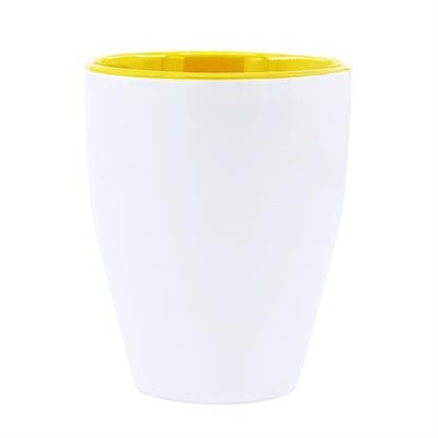 Taza de cerámica con cuchara 350 ml