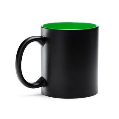 Taza de cerámica ideal láser de 350ml Verde Helecho Talla Única Adulto
