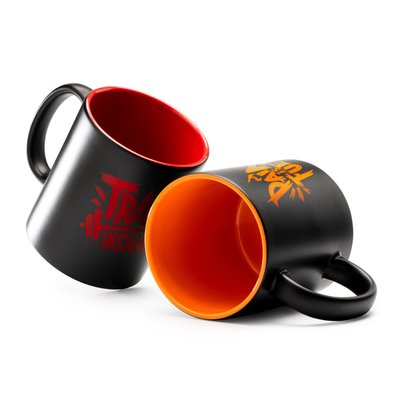 Taza de cerámica ideal láser de 350ml