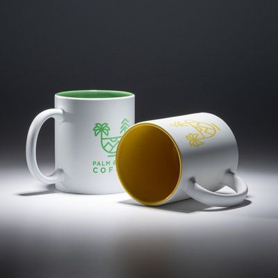 Taza cerámica ideal para láser y acabado mate