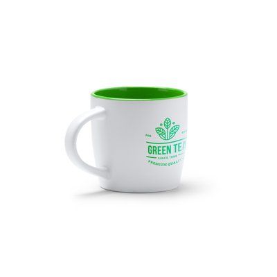 Taza de cerámica con interior de color