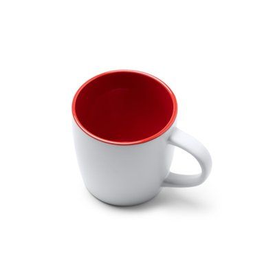 Taza de cerámica con interior de color