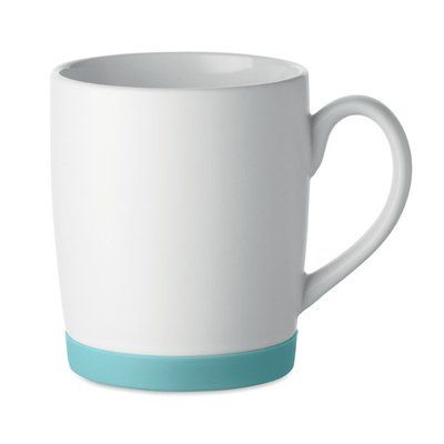 Taza cerámica mate 300ml con base de silicona