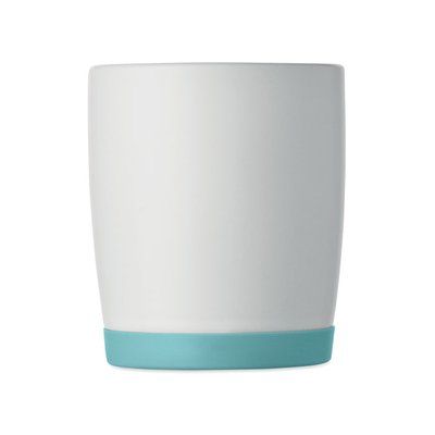 Taza cerámica mate 300ml con base de silicona