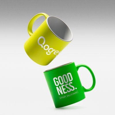 Taza cerámica mate ideal láser