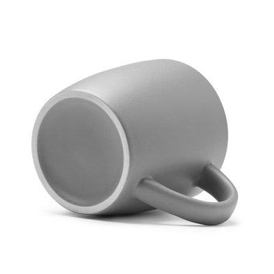 Taza cerámica mate interior blanco 230ml