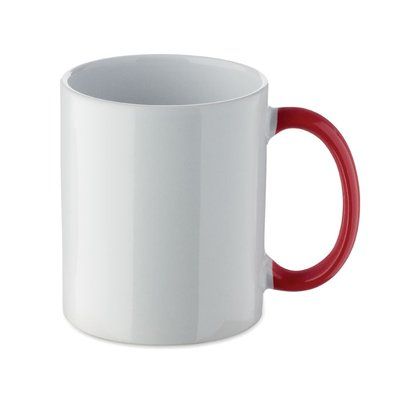 Taza cerámica con motivos navideños