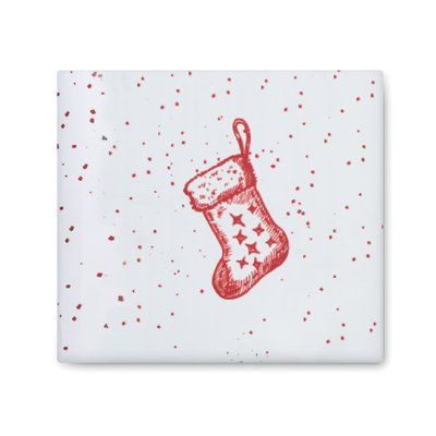 Taza cerámica con motivos navideños