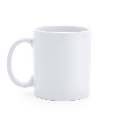 Taza de cerámica personalizable Blanco