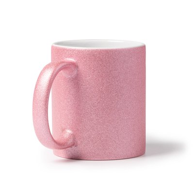 Taza de cerámica con purpurina 350ml