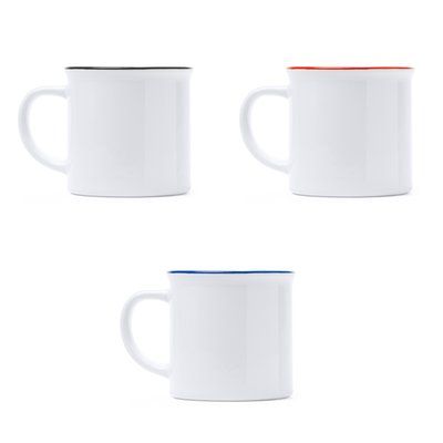 Taza cerámica retro para sublimar 300ml