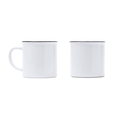 Taza cerámica retro para sublimar 300ml
