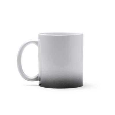 Taza de cerámica sublimable Negro Talla Única Adulto
