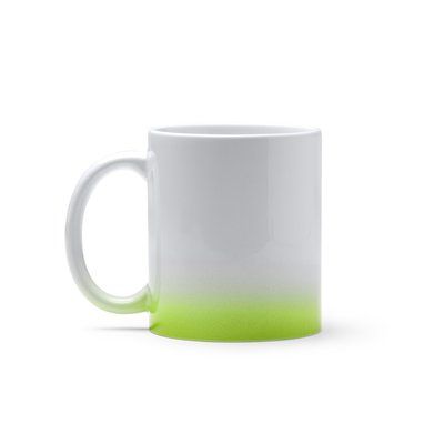 Taza de cerámica sublimable Verde Oasis