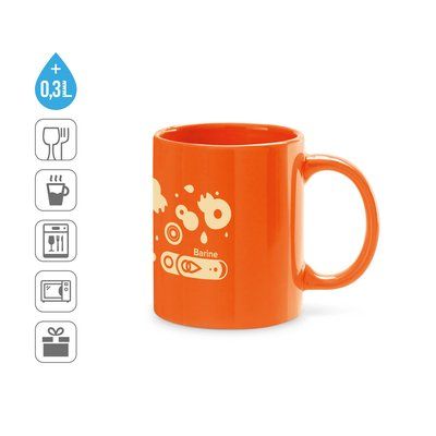 Taza de colores de cerámica 350mL