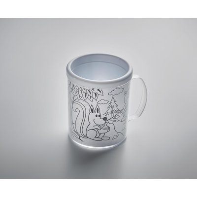 Taza Creativa 280 ml para Colorear