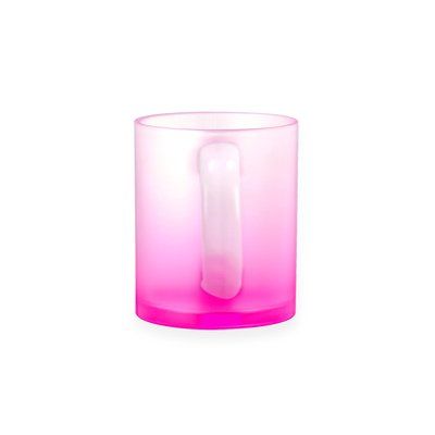 Taza Cristal Color Degradé Sublimación 350ml