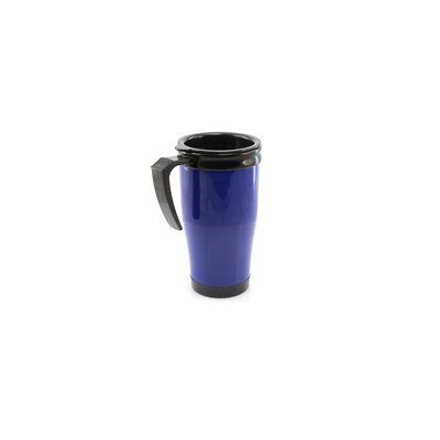 Taza de plástico con tapa de 450 ml.