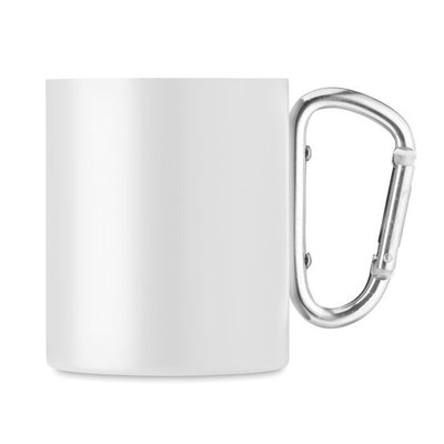 Taza Inox. Doble Pared y Asa Mosquetón