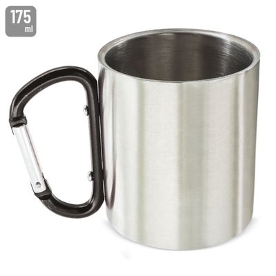 Taza Inox con Mosquetón