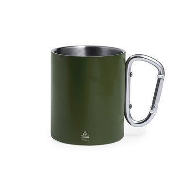 Taza Mate Doble Pared Asa Mosquetón 300ml Ver