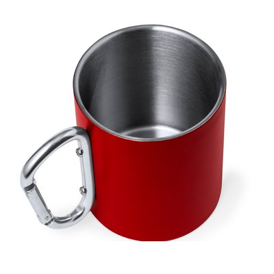 Taza Mate Doble Pared Asa Mosquetón 300ml