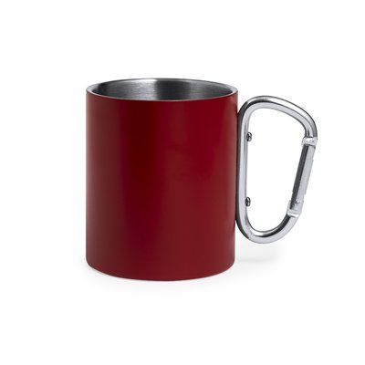 Taza Mate Doble Pared Asa Mosquetón 300ml
