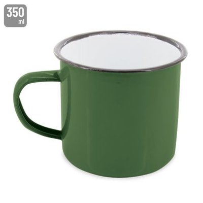 Taza Metal Esmaltado Retro con Irregularidades