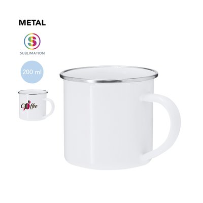 Taza metálica 200ml sublimación