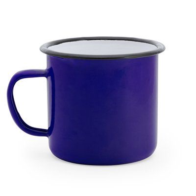 Taza metálica 380ml Royal/Blanco