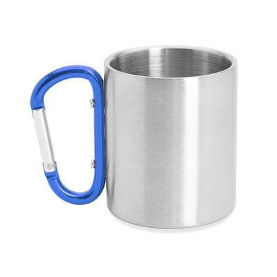 Taza metálica doble pared con mosquetón Royal TALLA ÚNICA ADULTO