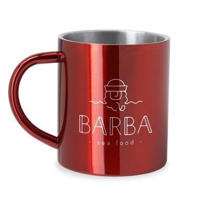 Taza metálica personalizada de doble pared