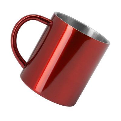 Taza metálica personalizada de doble pared