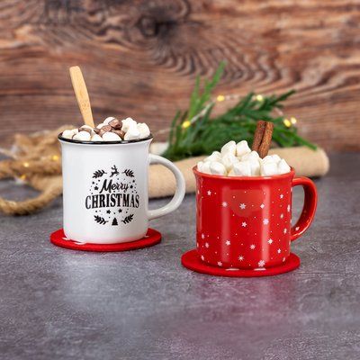 Taza Navideña Vintage 280ml