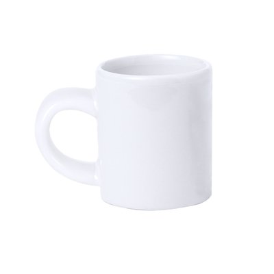 Taza pequeña blanca personalizable