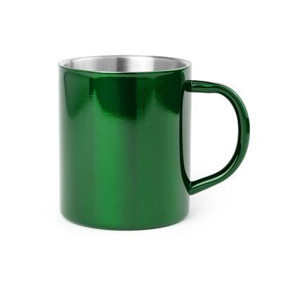 Taza personalizada de acero inoxidable con diseño bicolor Ver