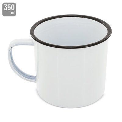 Taza personalizada vintage metálica