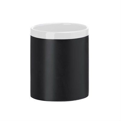 Taza pizarra con tiza y borde lacado