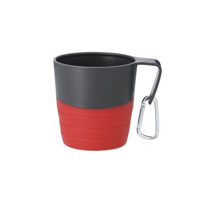 Taza plegable de silicona Roj