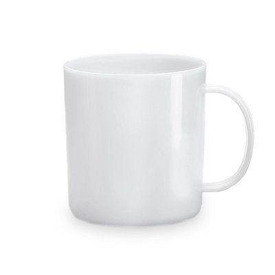 Taza polipropileno de 370ml personalizable por 1 cara Blanco