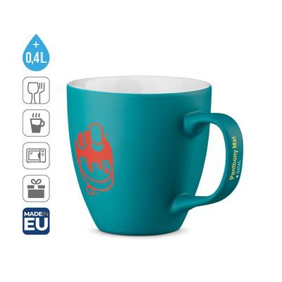 Taza de porcelana mate 450 mL