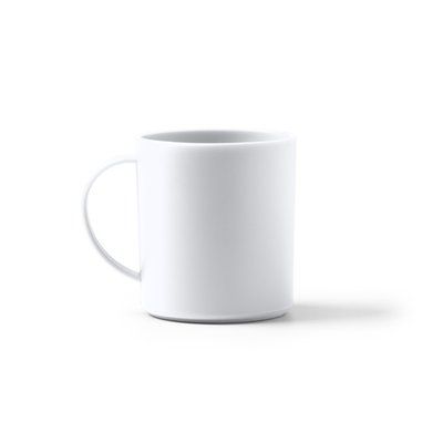 Taza PP reutilizable de 300 ml Blanco Talla Única Adulto