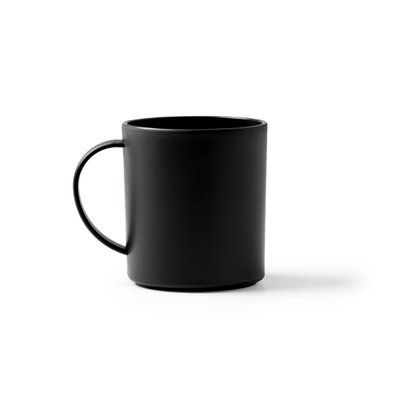 Taza PP reutilizable de 300 ml Negro